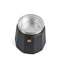 Camping Kaffeebereiter Espressokocher 6 Tassen 350ml Alu schwarz für Gasflamme – Camp4