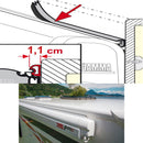 1 Meter Fiamma Dichtband Rain Guard S für Markisen WEIß Regenrinne Dichtband – Fiamma