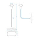 2x Fahrrad Rückspiegel mit 22 cm Flexarm - Universal Fahrrad Spiegel - Outdoor – APT