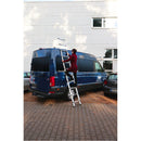 Faltbare Leiter Teleskopleiter Escali max. 3,2 m, Aluminium, belastbar bis 100kg – Die Leiter des Erfolgs!