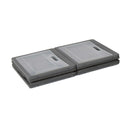 Camping Faltschrank Box 2 Campingschrank mit 2 Fächern grau 30x40x50cm Faltbox – Camp4