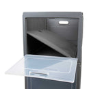 Camping Faltschrank Box 3 Campingschrank mit 3 Fächern grau 30x40x75cm Faltbox – Camp4