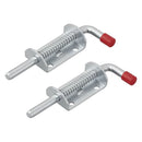 2er Set Federverriegelung Ø10 mm/136 mm Heckklappenverschluss aus Stahl – APT