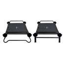 Etagenbett Disc-O-Bed XL anthrazit + Seitentasche Campingbett Sitzbank Feldbett – So macht Camping Spaß!