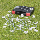 20 Stk. Felsbodenheringe im Koffer 20cm Metall Heringe - mit Kunststoffhaken – ProPlus