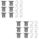 Markisen S-Haken 12er Set für Fiamma & Omnistor 7 mm Kederschiene Hangers Kit – Fiamma