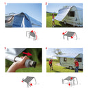 Fiamma Caravanstore Sack Markise XL 310cm Royal Grey Auszug 250cm Kederbef. – Fiamma