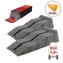 Fiamma Jumbo Stufenkeile 2er Set mit Tragetasche & Kreuzwasserwaage – Fiamma