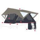Dachzelt Fiamma Moonlight Tent 180 Autodachzelt 3 Pers für Camper mit Dachreling – Fiamma