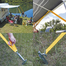 Fiamma Abspannset Tie Down GELB 11 Meter 4 tlg. Sturmband – Fiamma