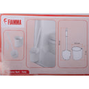 Fiamma Toilettenbürste mit Halter Länge 35 cm Ø 10,5 cm weiß – Fiamma