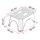 Trittstufe Fiamma " Step" Grau 23 cm Hoch bis max 150kg – Fiamma