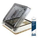 Dachfenster Fiamma Vent 40x40cm Klar + Rollo | Dichtmasse | Schrauben – Fiamma