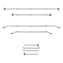 2x Anhänger Flachplanenbügel verstellbar 140-208cm Planenstütze Planenbügel – ProPlus