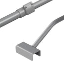 4x Anhänger Flachplanenbügel verstellbar 140-208cm Planenstütze Planenbügel – ProPlus