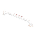3 Stück Anhänger Flachplanenbügel verstellbar 100-155cm Planenstütze Planenbügel – ProPlus