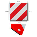 Flexible Warntafel zum wenden für Italien und Spanien 50 x 50 cm Ösen Kunststoff – Haba