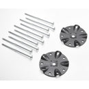 FROLI Ankerplatten 2er Set, Ø14cm, Sicherung von Zelt, Vorzelt, Markisen Camping – Froli