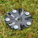 4er Set FROLI Ankerplatten, Ø14cm, Sicherung von Zelt, Vorzelt, Markisen Camping – Froli