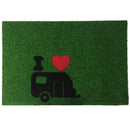 Arisol Fussmatte GREEN FLOCK 40x60cm Schmutzfangmatte Caravan Wohnwagen Camping – Arisol