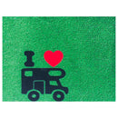 Fußmatte "GREEN FLOCK" Reisemobil 40x60cm, grün, für Wohnwagen Wohnmobil Camping – Die perfekte Fußmatte für Camper.