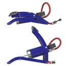 2er Set Fußpumpe Doppelzylinder mit Manometer - Max. 7bar / 100psi, Ventiladapter – APT