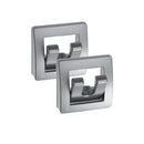 2er Set Garderobenhaken klappbar mit 2 Haken, Camping Kleiderhaken, Wandhaken Chrom – Fjord Outdoor