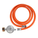Gasdruckregler 50mbar |1,5M Schlauch | Schraubanschlüssen 1/4" links | G607 🔥 – Bade