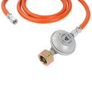 Gasdruckregler 50mbar |1,5M Schlauch | Schraubanschlüssen 1/4" links | G607 🔥 – Bade