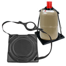 Set Gasflaschenhalter Froli   schwarz passend für 5 & 11 Kg Flaschen Stahl Alu – Froli