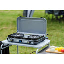 Campingaz Campingkocher 2-flammig Piezo 50mbar Gaskocher / CV Kocher inkl Schlauch – Campingaz