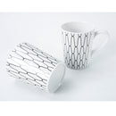 Camp4 "Black-White" 16-teiliges 4 Pers. Premium Melamin-Geschirrset, Bruchsicher – Camp4