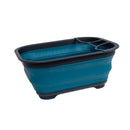 Geschirrtrockner faltbar mit Ablauf Silikon Abtropfgestell Camping Spüle 45x35cm – Camp4