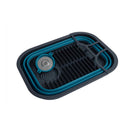 Geschirrtrockner faltbar mit Ablauf Silikon Abtropfgestell Camping Spüle 45x35cm – Camp4