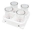 Froli Camping Glashalter 2er Set, Kunststoff, Ø 50 - 70 mm – Froli