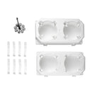 Froli Camping Glashalter 4er Set, Kunststoff, Ø 50 - 70 mm – Froli