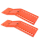 Gripmatte, Anfahrhilfe Set 2 Stück Orange klappbar 590 x 175 mm – ProPlus