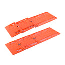 Gripmatte, Anfahrhilfe Set 2 Stück Orange klappbar 590 x 175 mm – ProPlus