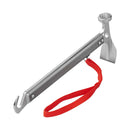 Camping Hammer mit Heringauszieher Aluminium/Stahl mit farbiger Schlaufe – APT