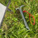 Camping Hammer mit Heringauszieher Aluminium/Stahl mit farbiger Schlaufe – APT