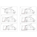 Heckzelt Upgrade 195x200 passend für Mercedes Vito, V-Klasse, MarcoPolo ab 2015 – Reimo