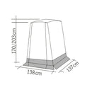 Reimo Heckzelt Vertic passend für Caddy / KL / LR - Outdoor Heckklappenzelt – Reimo