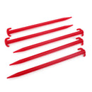 Zeltheringe 20er Set, rot, 30 cm, Kunststoff – 30 cm lange Zelthering aus schlagfestem Kunststoff in rot.