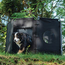 Camping Hundeauslauf faltbar Freigehege leicht 91 cm Höhe mit Türeinlass – Camp4