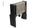 Faltbare Hundetreppe Rampe für Tiere bis 30kg, 4 Stufen Einstiegshilfe Metall – Reimo