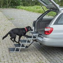 Faltbare Hundetreppe Aluminium Einstiegshilfe klappbar mit 5 Stufen bis 30 Kg – APT
