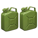 2x Kraftstoffkanister 5L Metall Diesel Benzinkanister Reserve – APT