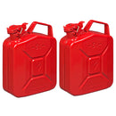2x Kraftstoffkanister 5L Metall rot Benzinkanister Diesel Reserve – APT
