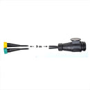 5 Meter Anhängerkabelsatz mit 13-poligem Stecker und 2x5-poligen Steckverbindern – APT