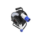 Kabeltrommel CEE 25 m 3 x 2,5 mm² Leitungsroller mit Thermoschutzschalter IP44 – ProPlus